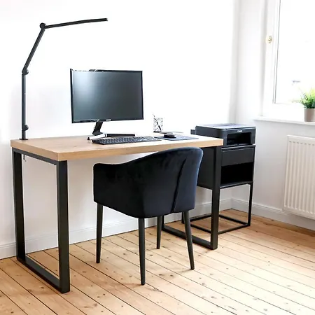 Apartment Lightplace • Design • Boxspring • Kueche • Homeoffice •city Nah