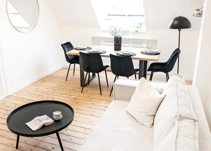 Apartman Lightplace • Design • Boxspring • Kueche • Homeoffice •city Nah *