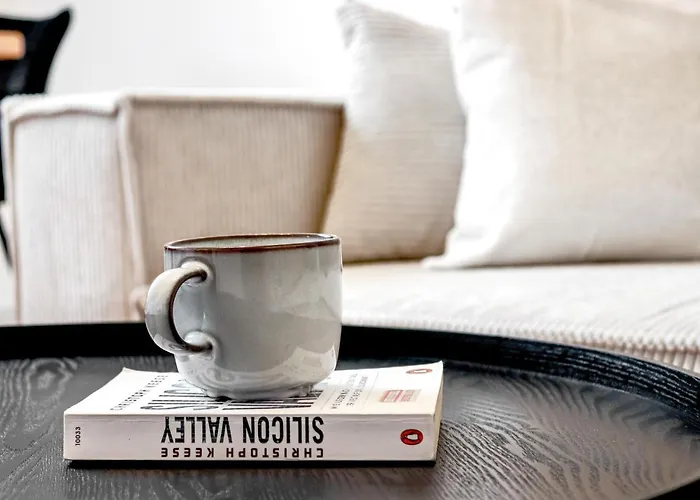 Apartman Lightplace • Design • Boxspring • Kueche • Homeoffice •city Nah